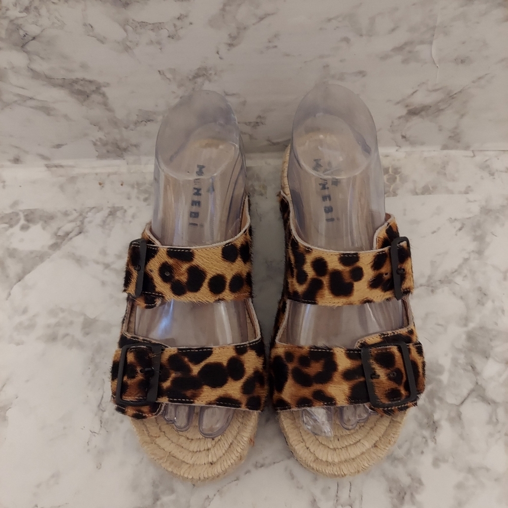 🆕️brand new manebi leopard print sandals - Picture 4 of 11